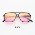 Sunglasses - Big Light P.L. Pink Orange GRADIENT - ORPKGR