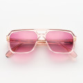 Occhiale da sole - Big Line... Translucent Pink - Gold 3124-G/A633