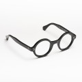 Round-shaped Arkistar model black eyeglasses