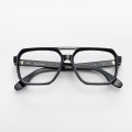Big Line 1 large and squared eyeglasses in black color