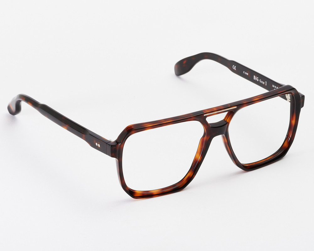 Big Line 1 large and squared eyeglasses in Havana color Big Line 1 large and squared eyeglasses in Havana color