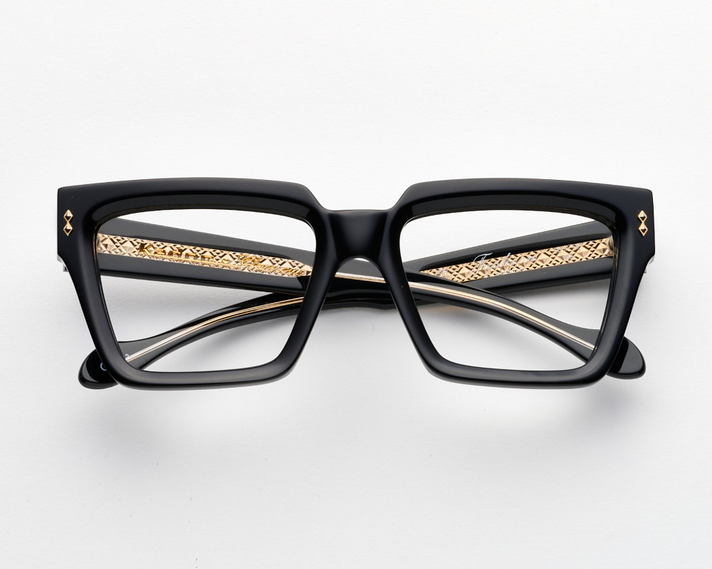 Women's black optical frames