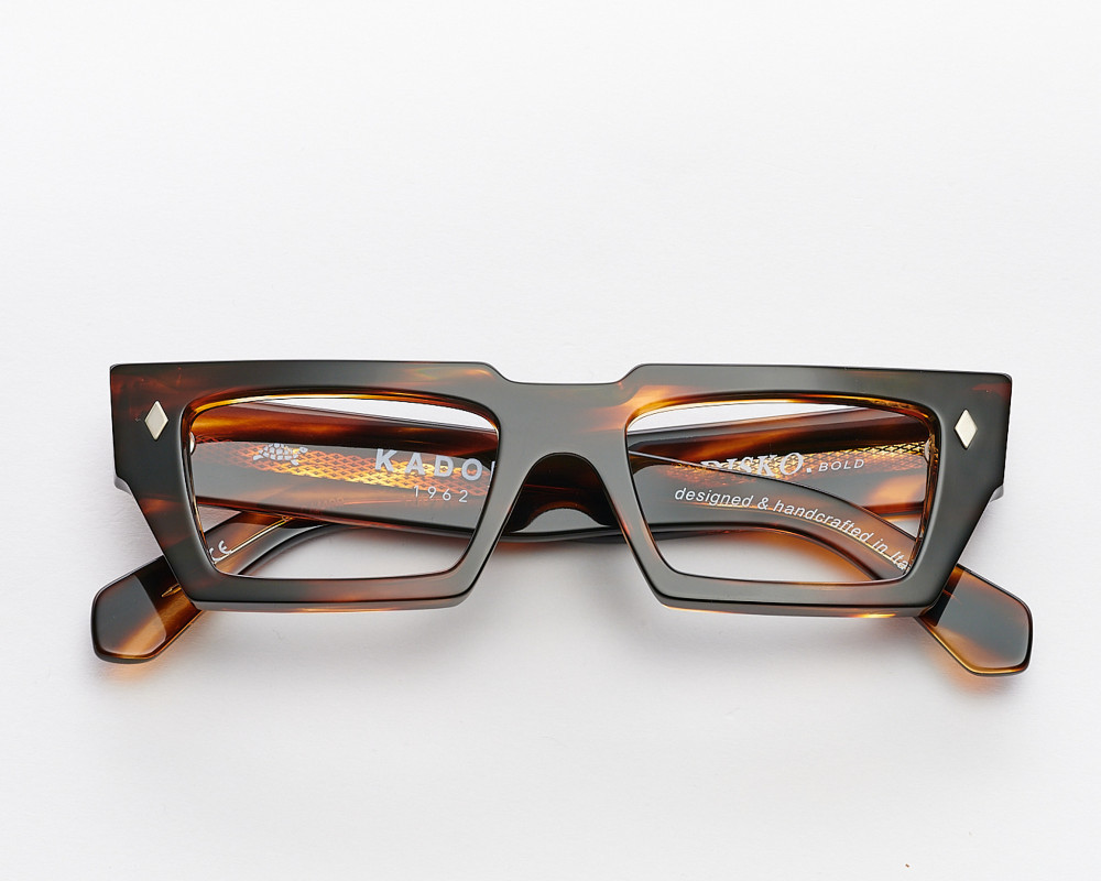 Disko brown rectangular eyeglasses