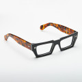Disko brown rectangular eyeglasses