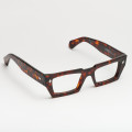 Disko brown rectangular eyeglasses