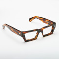 Disko brown rectangular eyeglasses