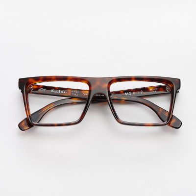 Brown Big Line 2 rectangular optical frame