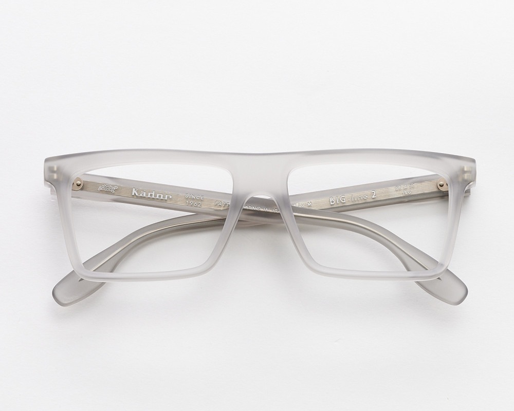 Gray Big Line 2 rectangular optical frame