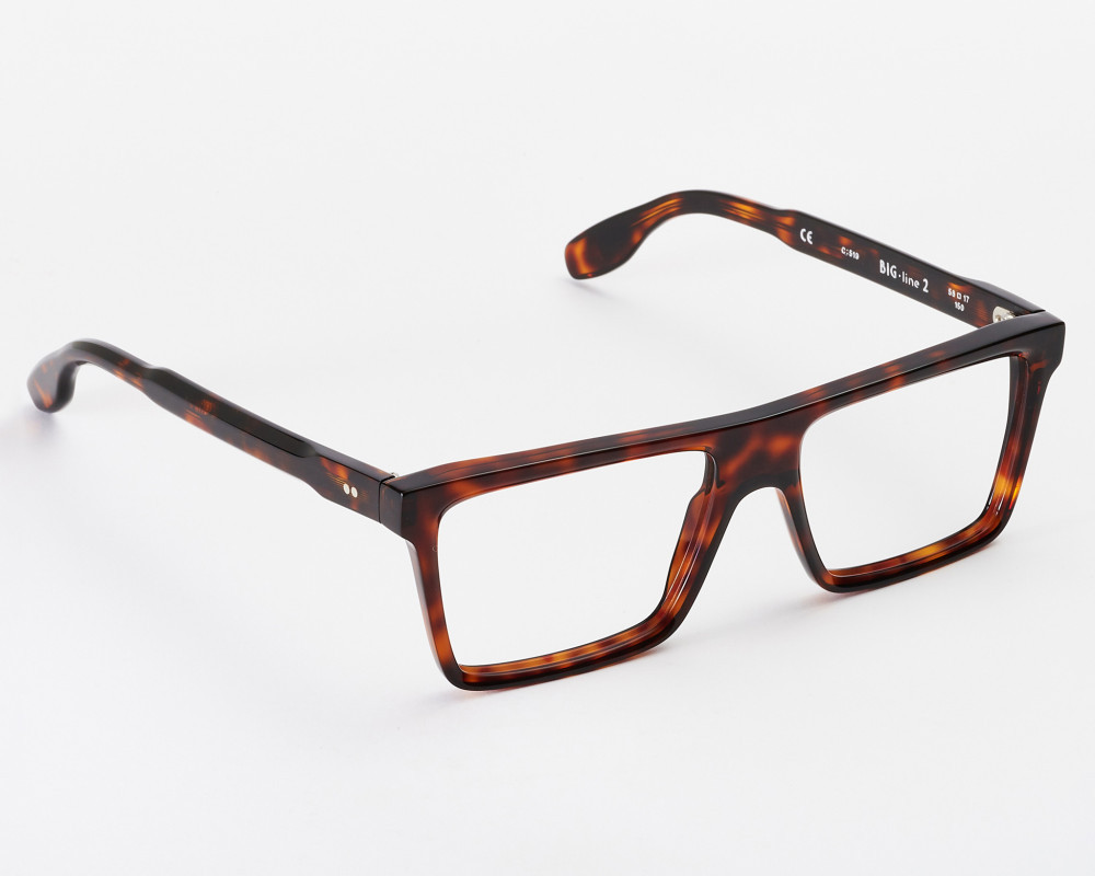 Brown Big Line 2 rectangular optical frame