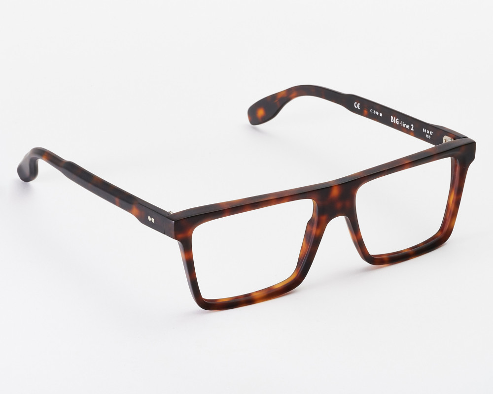Brown Big Line 2 rectangular optical frame