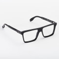 Black Big Line 2 rectangular optical frame