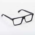 Black Big Line 2 rectangular optical frame