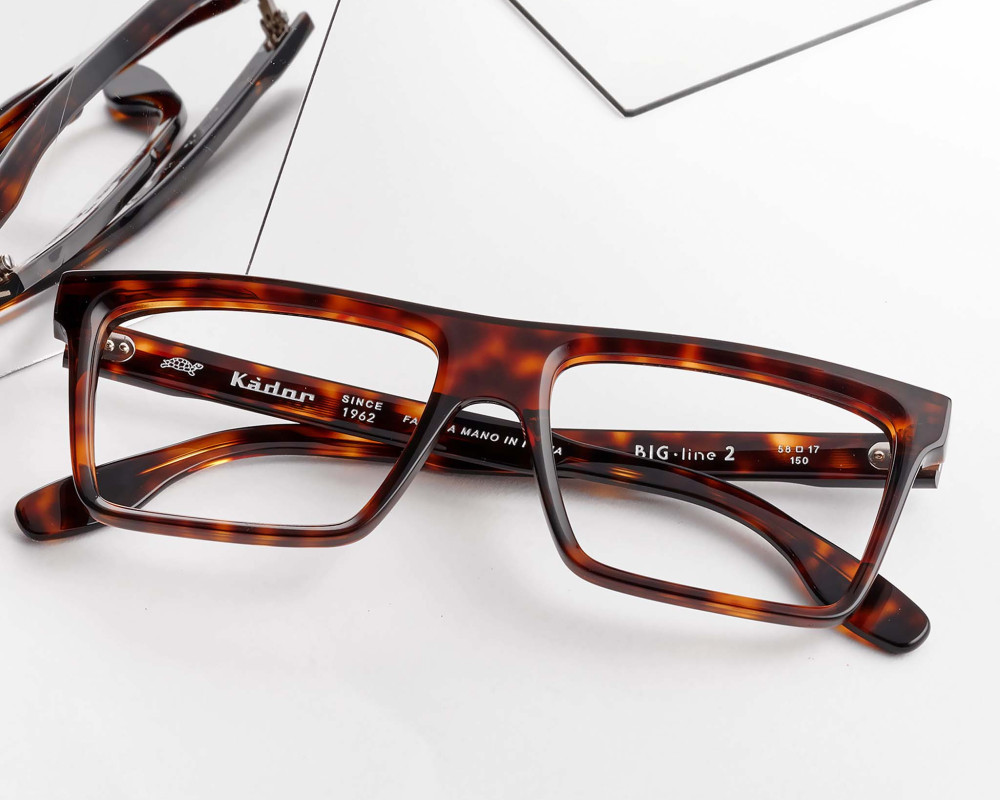 Brown Big Line 2 rectangular optical frame