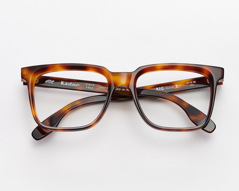 Havana  Big Line 3 square eyeglasses