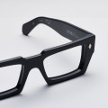 Disko black rectangular eyeglasses