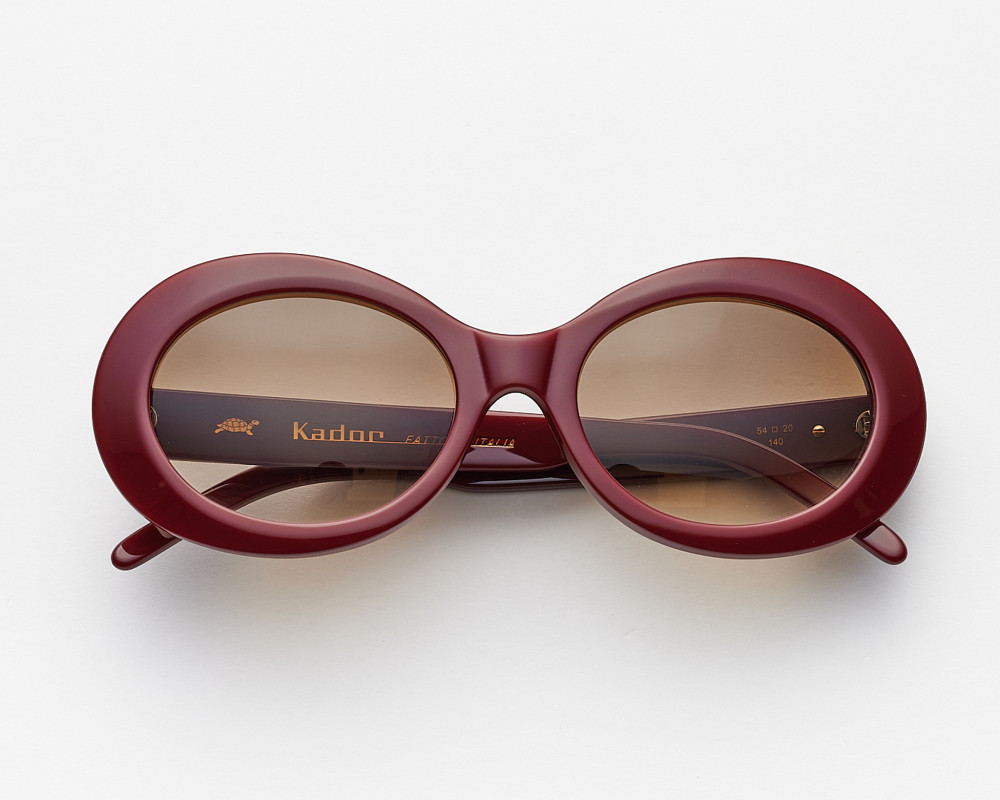 Red vintage women's sunglasses