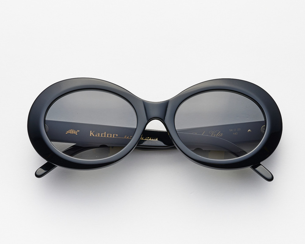 Black vintage women's sunglasses