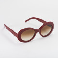 Red vintage women's sunglasses