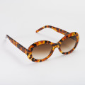 Spotted Havana vintage women's sunglasses