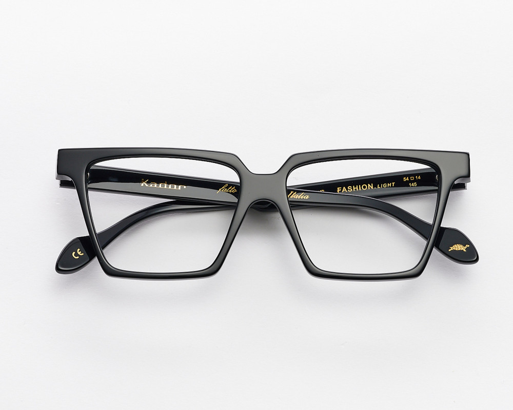 Lightweight black optical frames for women