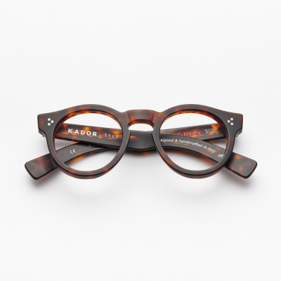 Optical frame Round and thick Mondo model Havana color