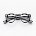 Optical frame Round and thick Mondo model Black color Black 7007 -  A007    
