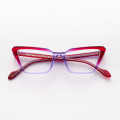 Optical frame - Butterfly... Red and Crystal BA91 - A245    