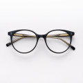 Optical frame - Cynda Black and Black crystal gold details 7007/BxlG - A321