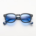 Sunglasses - Jolly Special Front Black temples Impressionist Blue 7007/1002 - A387