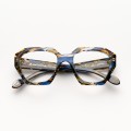 Monture optique - Marilyn-K Blue and brown painted effect LG9 - A413